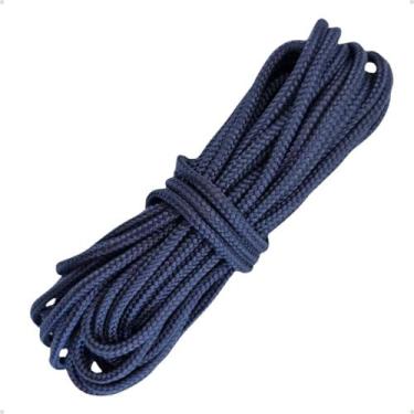 Imagem de Corda Náutica De Polipropileno 6mm Com 50 Metros (Azul Marinho)