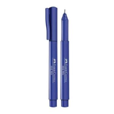 Imagem de Caneta fine pen 0.4 azul - faber castell