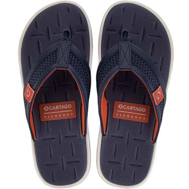 Imagem de Chinelo de Dedo Infantil Menino com Palmilha Conforto Cartago Malta V 12230-Masculino