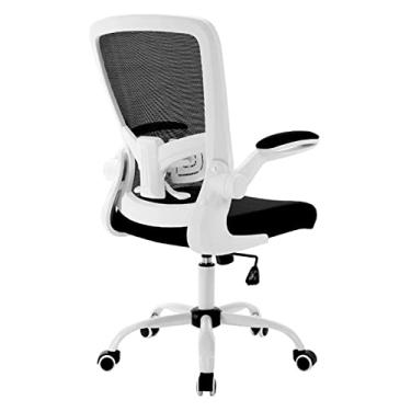 Imagem de Cadeira de escritório cadeira de computador cadeira de escritório doméstica cadeira de mesa de escritório cadeira de malha cadeira giratória para elevação assento almofada assento encosto cadeira de