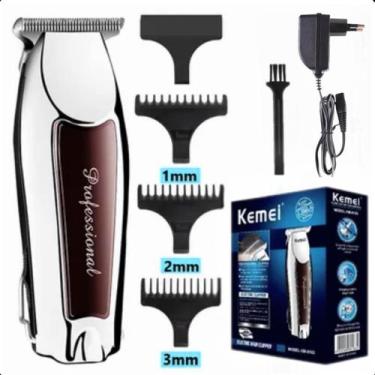 Imagem de Maquina Kemei Km-9164 Para Cabelo E Barba Potente - Lippin
