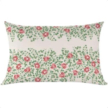Imagem de Fronha Para Travesseiro Avulsa Estampada 100% Algodão Macia Teka (Botanique)
