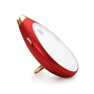 Imagem de Espelho de bolso espelho portátil hidratante beleza espelho de luz de preenchimento espelho de maquiagem espelho de maquiagem espelho portátil portátil (cor: C tamanho: 111,7 * 70,4 * 30,4 mm) (B