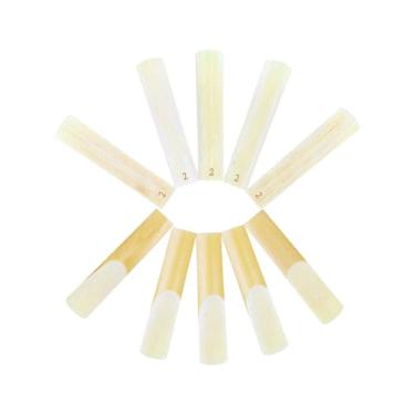 Imagem de Asixxsix Palhetas para Saxofone Alto, Pack de 10 Palhetas Profissionais para Saxofone Alto com Som Versátil e Tradicional, com Estojo Portátil para Iniciados e Avançados (2)