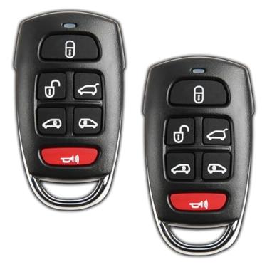 Imagem de KeylessOption Controle remoto de entrada sem chave de carro para Hyundai Entorage Kia Sedona Mini Van (pacote com 2)