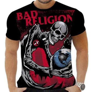 Imagem de Camiseta Camisa Personalizada Rock Bad Religion Punk 8 - Obsidiana Co,