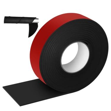 Imagem de Isolamento de tubo de 10 cm x 20 pés, isolamento de tubo de espuma autoadesivo para proteção contra congelamento de inverno, fita isolada externa para tubos de metal, PVC, linha CA