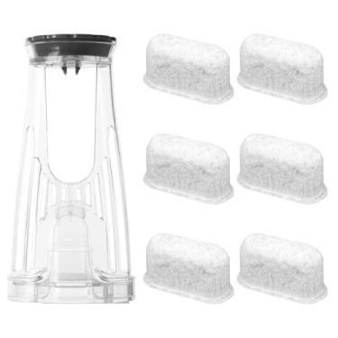Imagem de Kit Inicial Peças Reposição Filtro para Keurig 2.0, Transparente Suporte Filtro Água Cartucho Cafeteira com 6 Peças Cartuchos para K200 K250 K-Compact K-Duo