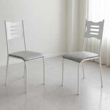 Imagem de Kit 2 Cadeiras de Jantar Varanda Cozinha Sala de Estar Epoxi 542.slp -