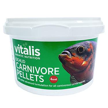 Imagem de Vitalis Raçăo Cichlid Carnivore Pellet 160g P/ Agua Doce