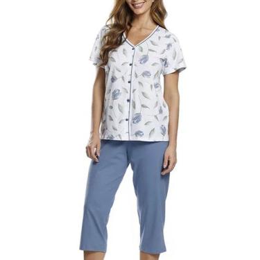 Imagem de Pijama Capri Paulienne 081.75 Feminino Estampado Malha Algodão T. 42/5