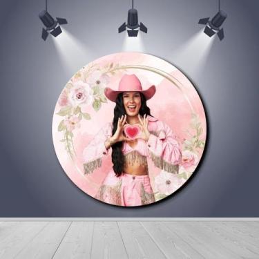 Imagem de Decoração infantil festa com painel redondo capa Boiadeira Cantora tam