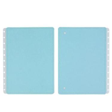 Imagem de Capa E Contracapa Caderno Inteligente Grande Pastel Azul