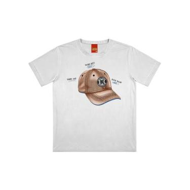 Imagem de Camiseta Manga Curta Kyly 1001360 Juvenil Estampada Meia Malha Algodão