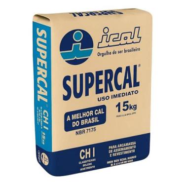 Imagem de Cal Hidratada 15 Kg Supercal Ch I - Ical