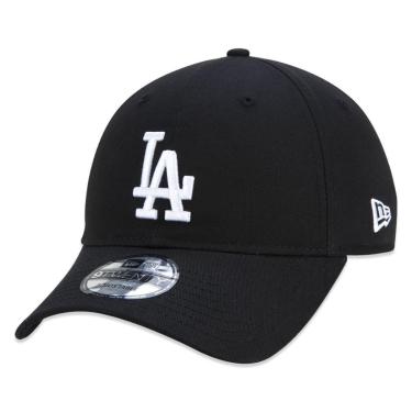 Imagem de BONE 9TWENTY MLB LOS ANGELES DODGERS ABA CURVA PRETO STRAPBACK PRETO NEW ERA-Masculino