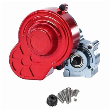 Imagem de Complete Metal Transmission Case Gearbox with Motor Gears Upgrade Parts for 1:10 Axial SCX10 SCX10 II 90047 RC Crawler