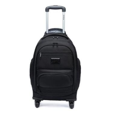 Imagem de Mochila de Rodinha Cavalera Masculina Adulto Reforçada Executiva 36 Litros-Masculino