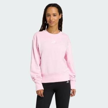 Imagem de Moletom Adidas All SZN Feminina Rosa-Feminino