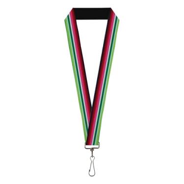 Imagem de Cordão Zarape1 horizontal, vermelho, branco, verde