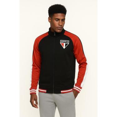 Imagem de Jaqueta Blusa Masculina São Paulo FC Oficial Licenciada Com Escudo Símbolo Logo Bordado-Masculino