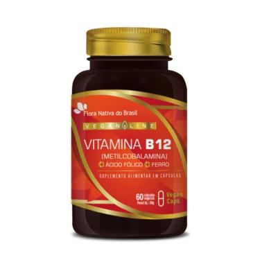 Imagem de Vegan Vitamina B12 + Ácido Fólico + Ferro 60 Cáps Flora Nativa-Unissex