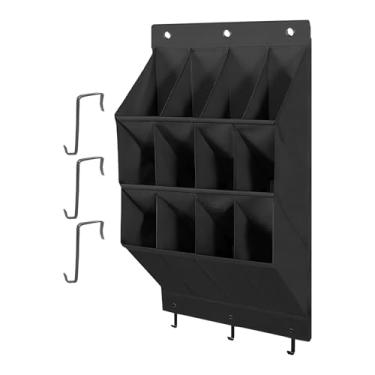 Imagem de Organizador De Sapatos Para Porta,Organizador Com 12 Bolsos | Armazenamento Pendurado De Armário | Para Apartamento Quarto Dormitório Berçário Escritório Garagem Estudantes