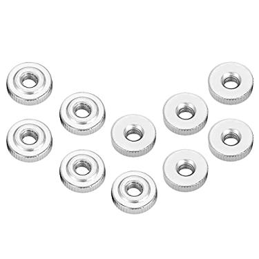 Imagem de Eujgoov Porca Serrilhada de Aço Carbono GB807, Porca de Alça Banhada Premium para Máquinas M4 M5 M6 M8 M10, Solução de Fixação Durável Com Vários Tamanhos para Uso Industrial (M3(10 unidades))