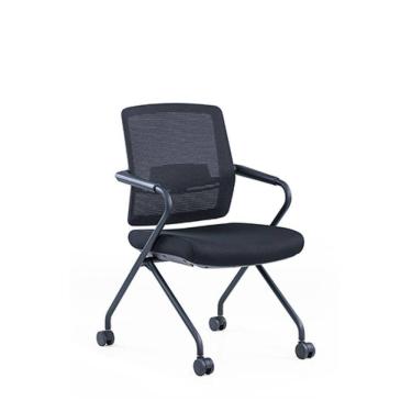 Imagem de Cadeira Auditório Muvii Interlocutor Com Rodízios Preto