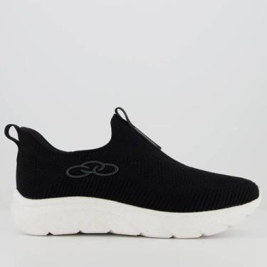 Imagem de Tênis Olympikus Clic Preto e Branco, Preto, 39