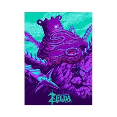 Imagem de Pintura Em Tela De Paisagem De Anime Zelda Hyrule Country Para Decoraç