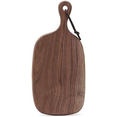 Imagem de Placas De Charcutaria De Madeira Reutilizáveis, Com Alça Servindo Bandeja Tábua De Queijo Tábua De Corte De Madeira Pizza Pão Placas De Jantar De Madeira Fácil Limpeza,Tábua De Madeira Pequena,Hil