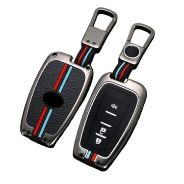 Imagem de Capa para chave remota de carro com 2, 3 e 4 botões, compatível com Toyota Prius 20 RAV4 Camry 70 CHR C-HR Corolla 2018 2019 2020, acessórios(Style3)