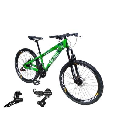 Imagem de Bicicleta 26 VikingX T25 24v Cambios Shimano Pneu 26 Cravudo-Unissex