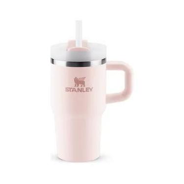 Imagem de Copo Quencher Stanley Com Canudo Com Alça 591ml -, ROSE QUARTZ