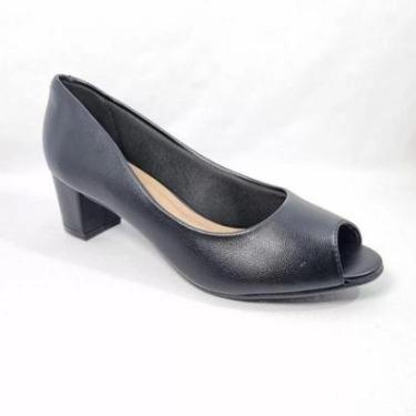 Imagem de Sapato Fem Beira Rio Peep Toe Salto Bloco 4777.400-Feminino