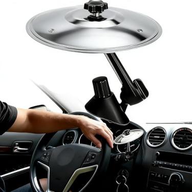 Imagem de Decoração de tambor de saída de ar de prato de carro, acessório de instrumento musical divertido para amantes de música - acessórios exclusivos para carros, presente inovador com mini baquetas de