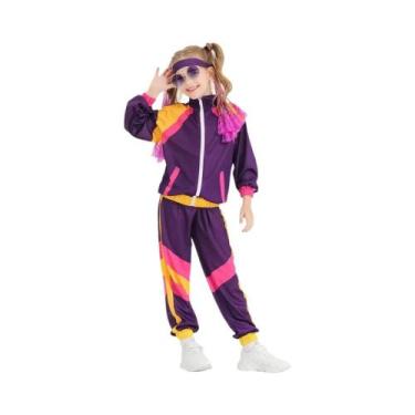 Imagem de Conjunto De Roupa Retro Dos Anos 80 Para Meninos E Meninas, Fantasia H