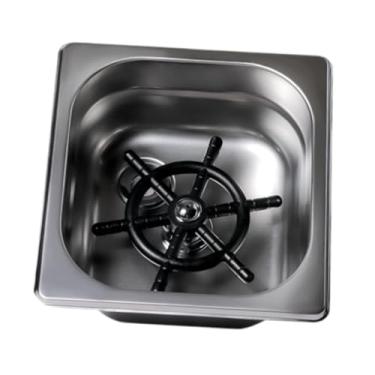 Imagem de Baoblaze Lavador de copos e jarras, limpador de xícaras de café, leite e chá, lavagem rápida de garrafas em aço inoxidável para hotéis lojas, Prata