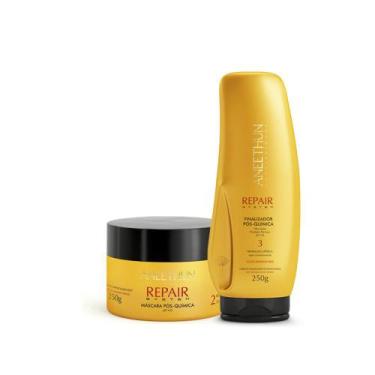 Imagem de Kit Aneethun Repair System Mascara 250g e Finalizador 250g