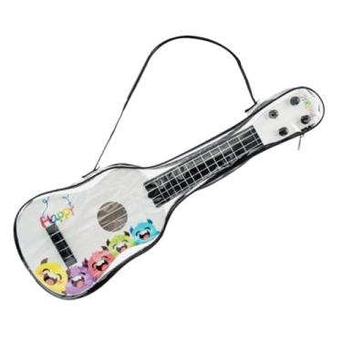 Imagem de Luwecf Ukulele Infantil de 42 Cm com Estojo para Guardar Brinquedos, Palhetas E 4 Cordas, Ideal para Desenvolver Habilidades Musicais. Perfeito para Aniversá, Branco, Tamanho real