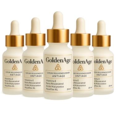 Imagem de GoldenAge Kit Sérum Facial Para Skincare E Cuidados Da Pele, Textura Leve, Aplicação Suave E Uso Diário – 5 Unidades