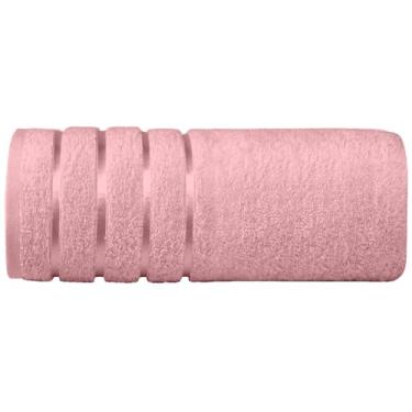 Imagem de Elegant Comfort Toalha de banho jumbo 100% algodão turco com 4 linhas de viscose - toalha de banho extra grande de qualidade de spa de hotel 89 x 187 cm ultra macia, super absorvente, secagem rápida