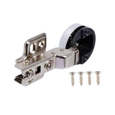 Imagem de Wswqop Dobradiça para Porta de Vidro de Armário de Cozinha, Dobradiça Oculta com Furo de 35 Mm, Dobradiça Prática com Fechamento Suave, Ferragens para Armári, Curva Média, Tamanho real