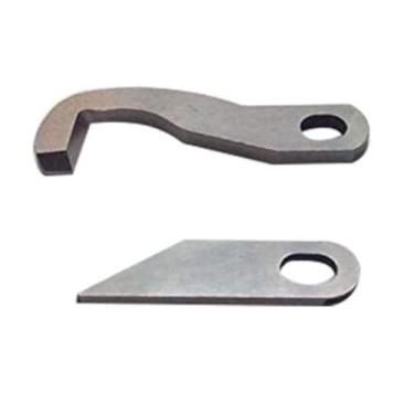 Imagem de Canivete superior costurado + faca inferior para Brother 3034D Serger Overlocker Machine Blade