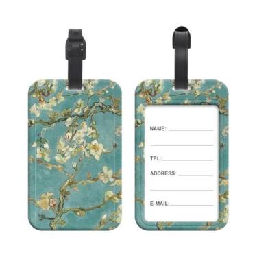 Imagem de Etiquetas De Bagagem Wave Art Para Viagem, Saúde E Medicina, Com Porta