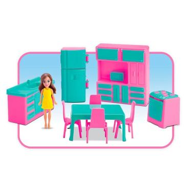 Imagem de Brinquedo Casinha Boneca Judy Home Cozinha - Sem Caixa
