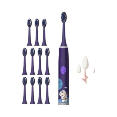 Imagem de Escova De Dentes Elétrica Infantil Com Cerdas Macias, Série Espacial C