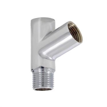 Imagem de Adaptador Junção Y Ducha Higiênica Filtro 1/2 Latão Cromado - Js Metai