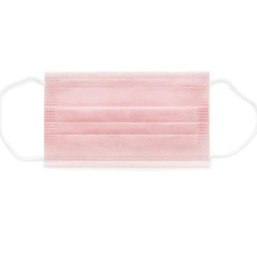 Imagem de Máscara Infantil Tnt Descartável Tripla C Elástico Rosa 50U - Arcomed